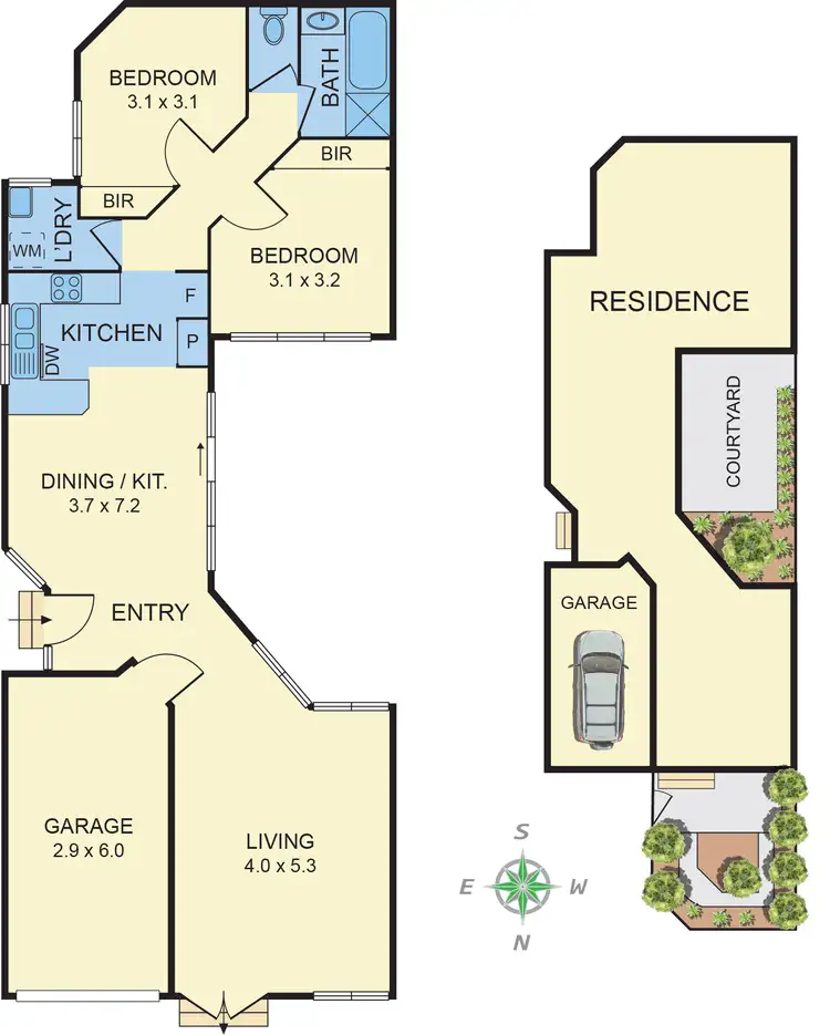 Floorplan of Homely unit listing, 1/273 Balaclava Rd, Caulfield North VIC 3161