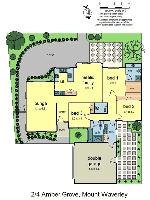 Floorplan of Homely unit listing, 2/4 Amber Grove, Mount Waverley VIC 3149