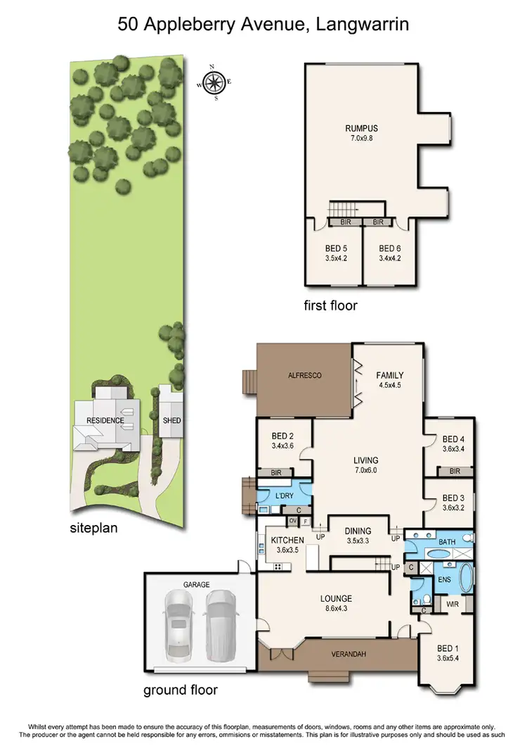 Floorplan of Homely rural property listing, 50 Apple Berry Avenue, Langwarrin VIC 3910