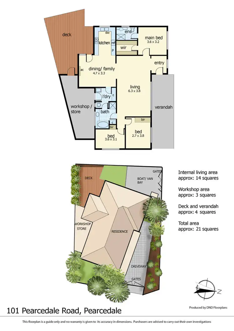Floorplan of Homely house listing, 101 Pearcedale Rd, Pearcedale VIC 3912