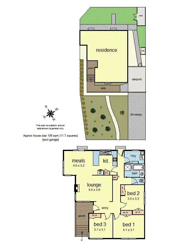 Floorplan of Homely house listing, 8 Faraday Road, Croydon South VIC 3136