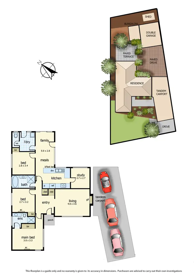 Floorplan of Homely house listing, 24 Deanswood Drive, Somerville VIC 3912