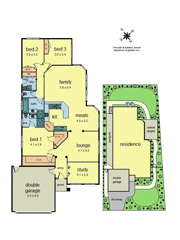 Floorplan of Homely house listing, 9 Berrywood Walk, Warranwood VIC 3134