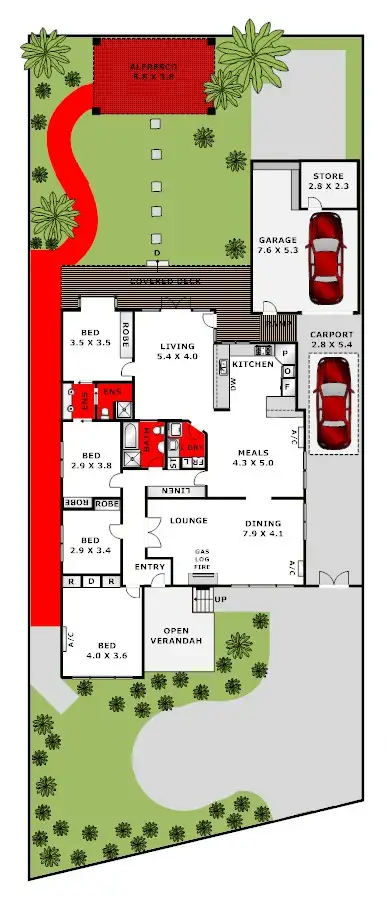 Floorplan of Homely house listing, 34 Beauford Avenue, Bell Post Hill VIC 3215