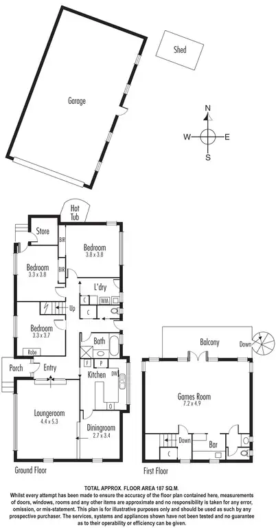 Floorplan of Homely house listing, 13 Biscayne Drive, Mount Waverley VIC 3149