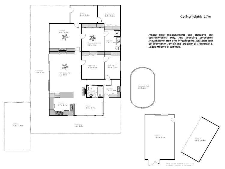 Floorplan of Homely rural property listing, 188 Dow Avenue, Cabarita VIC 3505