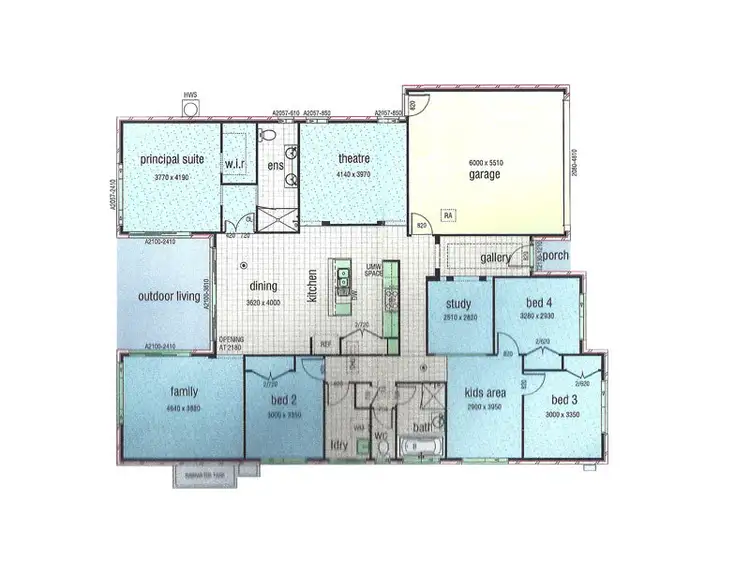 Floorplan of Homely house listing, 76 Cuttriss Street, Inverloch VIC 3996