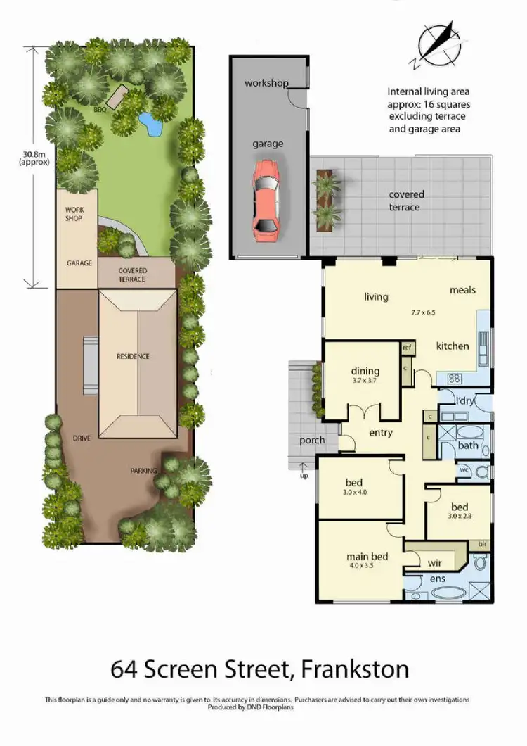 Floorplan of Homely house listing, 64 Screen Street, Frankston VIC 3199