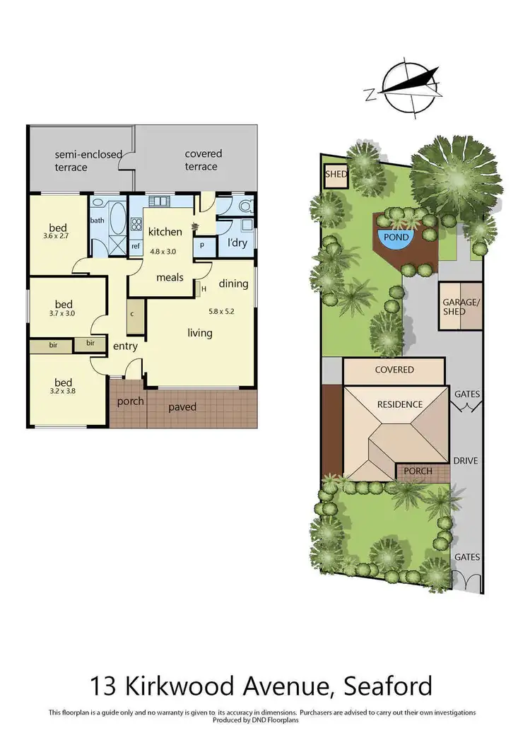 Floorplan of Homely land listing, 13 Kirkwood Avenue, Seaford VIC 3198
