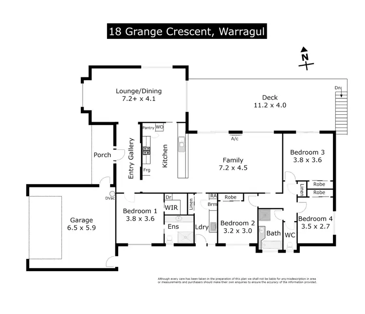 Floorplan of Homely house listing, 18 Grange Cresent, Warragul VIC 3820
