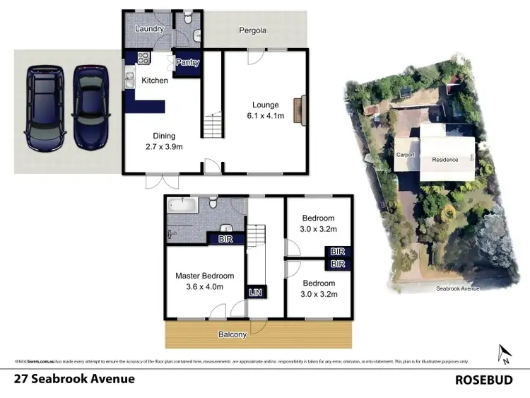 Floorplan of Homely land listing, 27 Seabrook Avenue, Rosebud VIC 3939