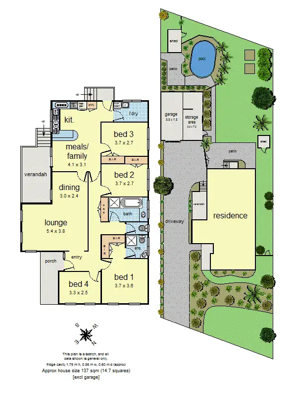 Floorplan of Homely house listing, 188 Cambridge Road, Kilsyth VIC 3137