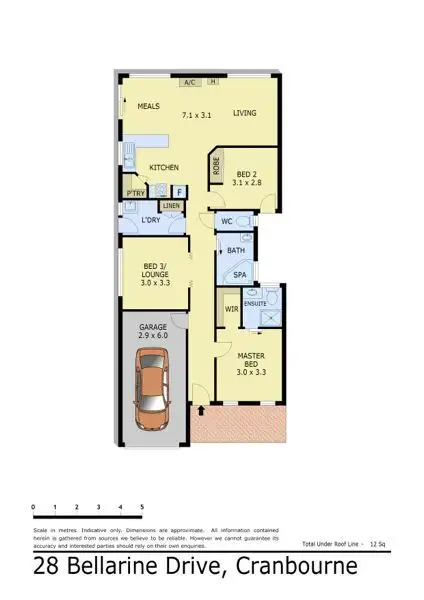 Floorplan of Homely house listing, 28 Bellarine Drive, Cranbourne VIC 3977