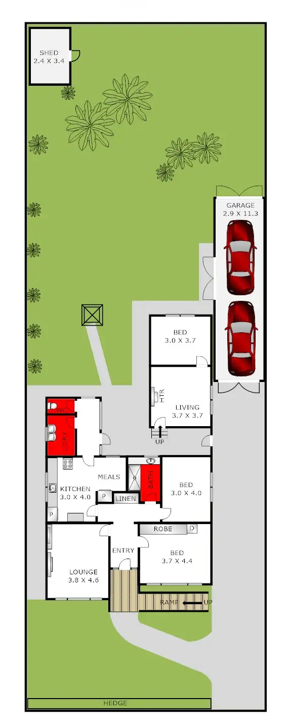 Floorplan of Homely house listing, 32 Francis street, Belmont VIC 3216