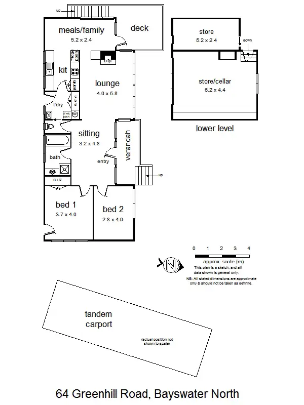 Floorplan of Homely house listing, 64 Greenhill Rd, Bayswater North VIC 3153