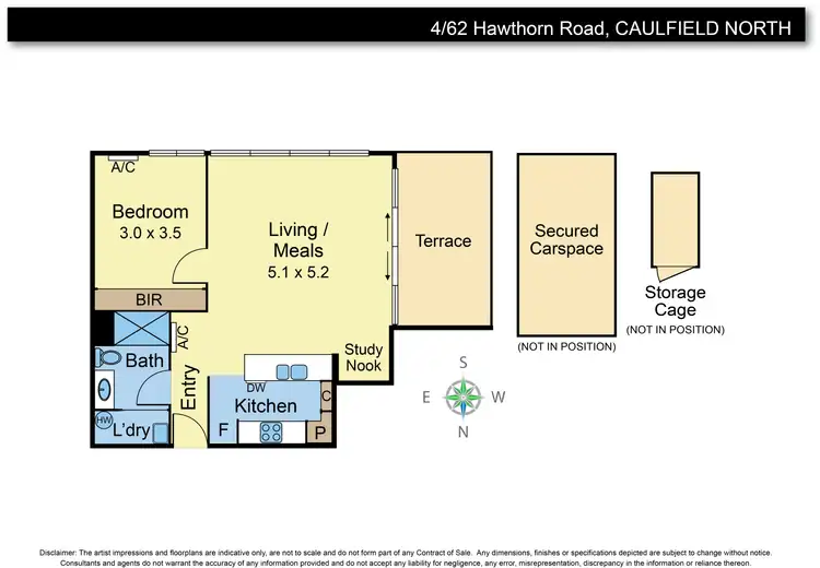 Floorplan of Homely house listing, 4/62 Hawthorn Road, Caulfield North VIC 3161