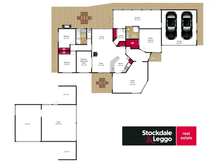 Floorplan of Homely house listing, 55 Warren Terrace, Hazelwood North VIC 3840