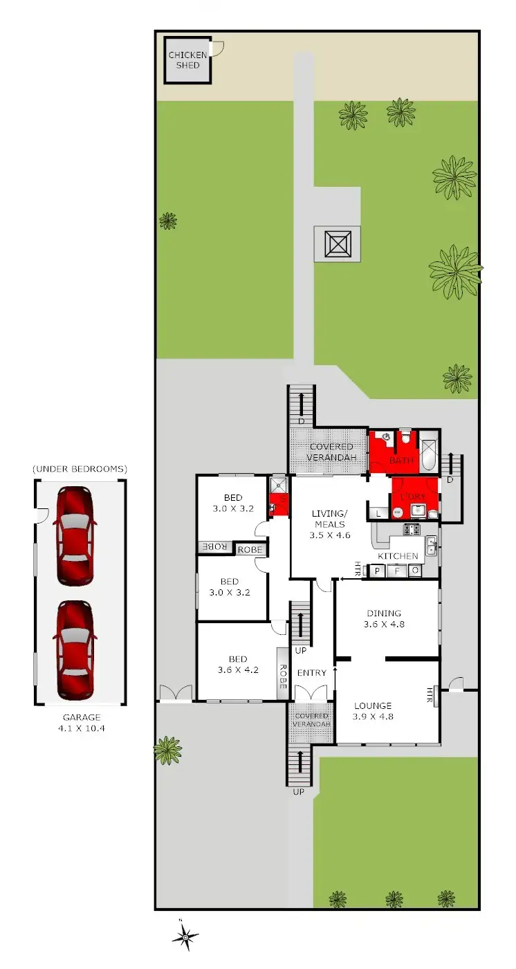 Floorplan of Homely house listing, 35 Neil Street, Bell Post Hill VIC 3215