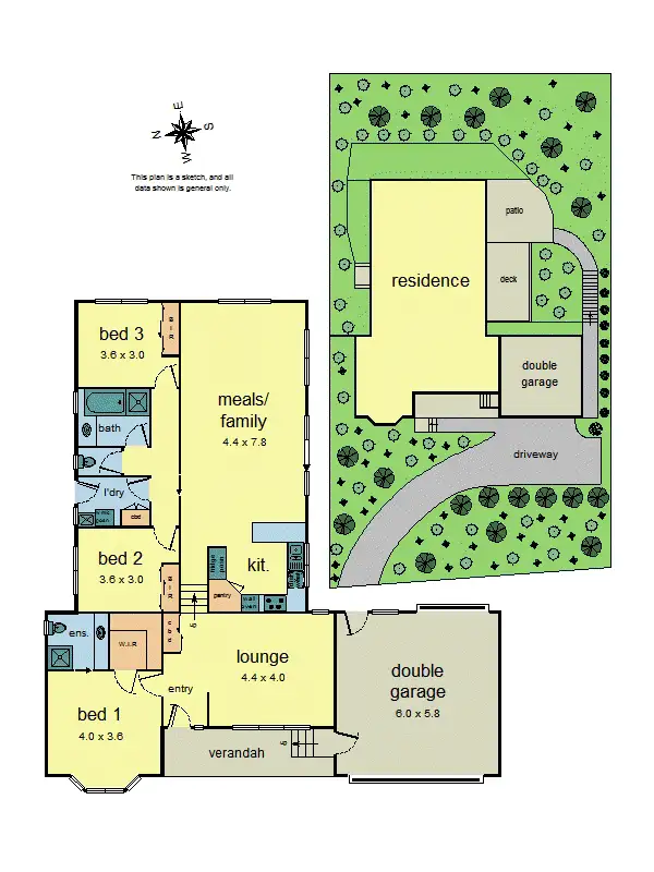 Floorplan of Homely house listing, 39 Wandarra Way, Warranwood VIC 3134