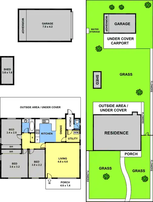 Floorplan of Homely house listing, 331 Camp Road, Broadmeadows VIC 3047