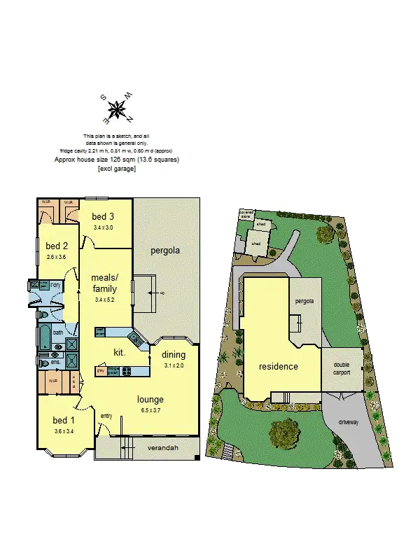 Floorplan of Homely house listing, 47 Langdale Drive, Croydon Hills VIC 3136