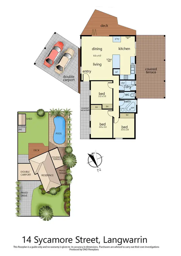 Floorplan of Homely house listing, 14 Sycamore Street, Langwarrin VIC 3910