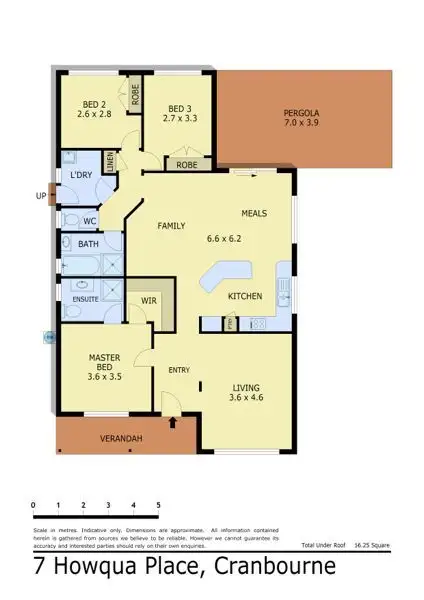 Floorplan of Homely house listing, 7 Howqua Place, Cranbourne VIC 3977