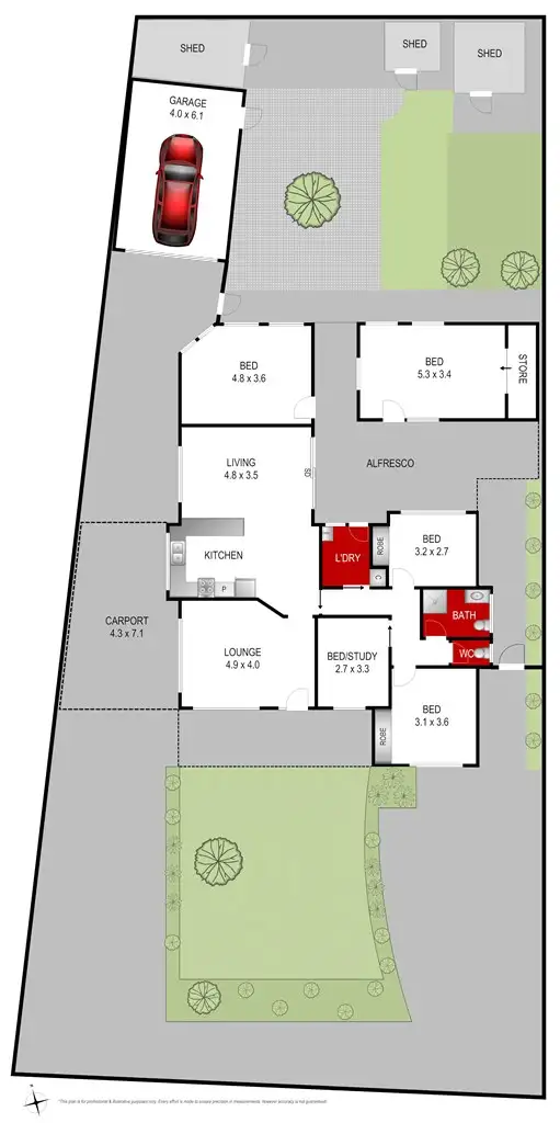 Floorplan of Homely house listing, 68 Wingarra Drive, Grovedale VIC 3216