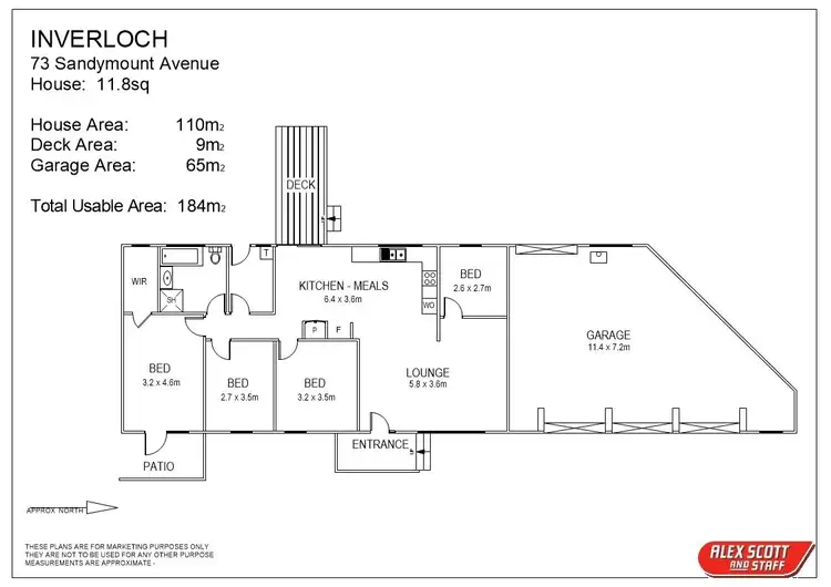 Floorplan of Homely house listing, 73 Sandy Mount Avenue, Inverloch VIC 3996