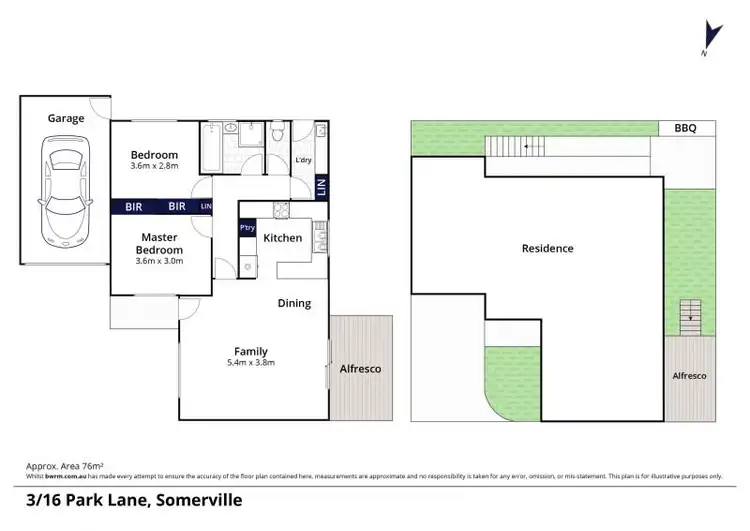 Floorplan of Homely unit listing, 3/16 Park Lane, Somerville VIC 3912