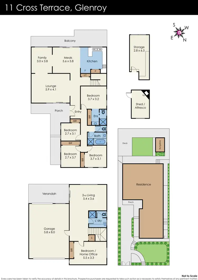 Floorplan of Homely house listing, 11 Cross Terrace, Glenroy VIC 3046