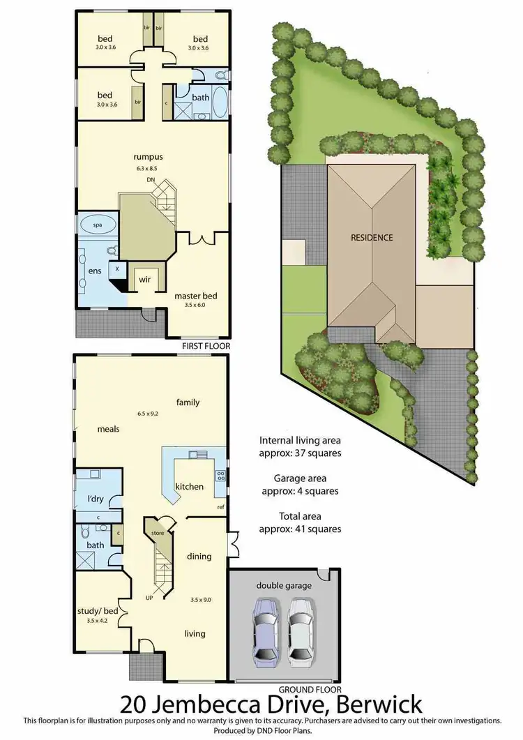 Floorplan of Homely house listing, 20 Jembecca Drive, Berwick VIC 3806