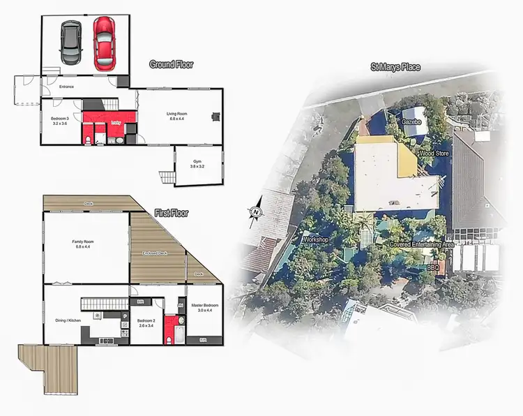 Floorplan of Homely house listing, 4 St Marys Place, Dromana VIC 3936