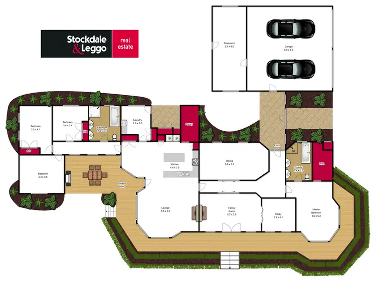 Floorplan of Homely house listing, 77 Ryland Way, Moe South VIC 3825