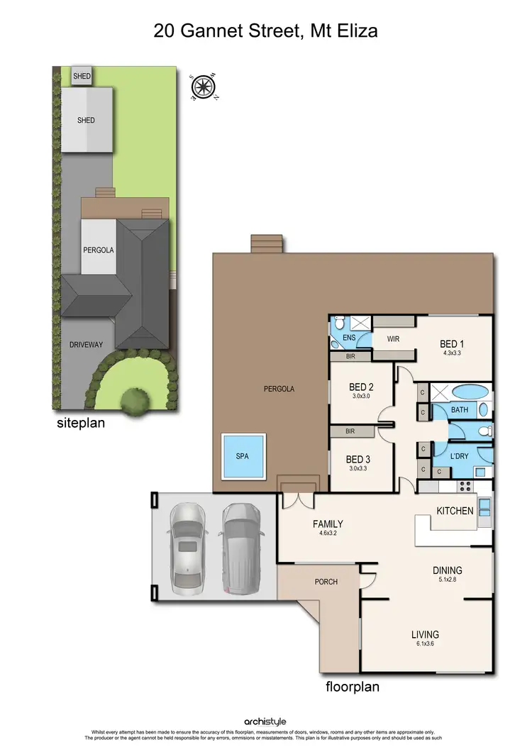 Floorplan of Homely house listing, 20 Gannet Street, Mount Eliza VIC 3930