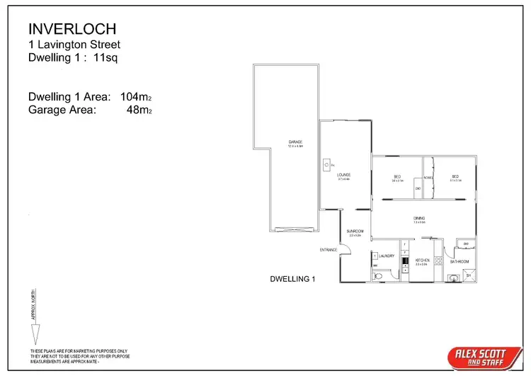 Floorplan of Homely townhouse listing, Lot 1/1 Lavington Street, Inverloch VIC 3996