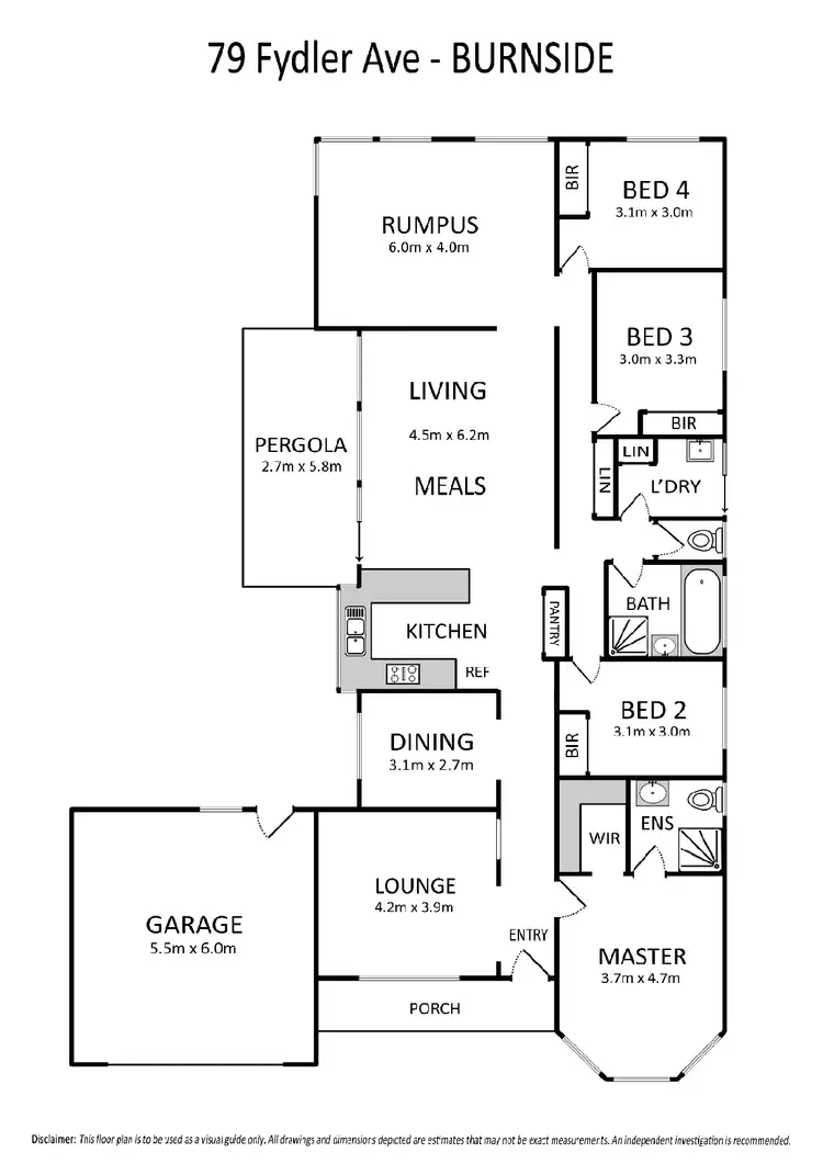 Floorplan of Homely house listing, 79 Fydler Avenue, Burnside VIC 3023