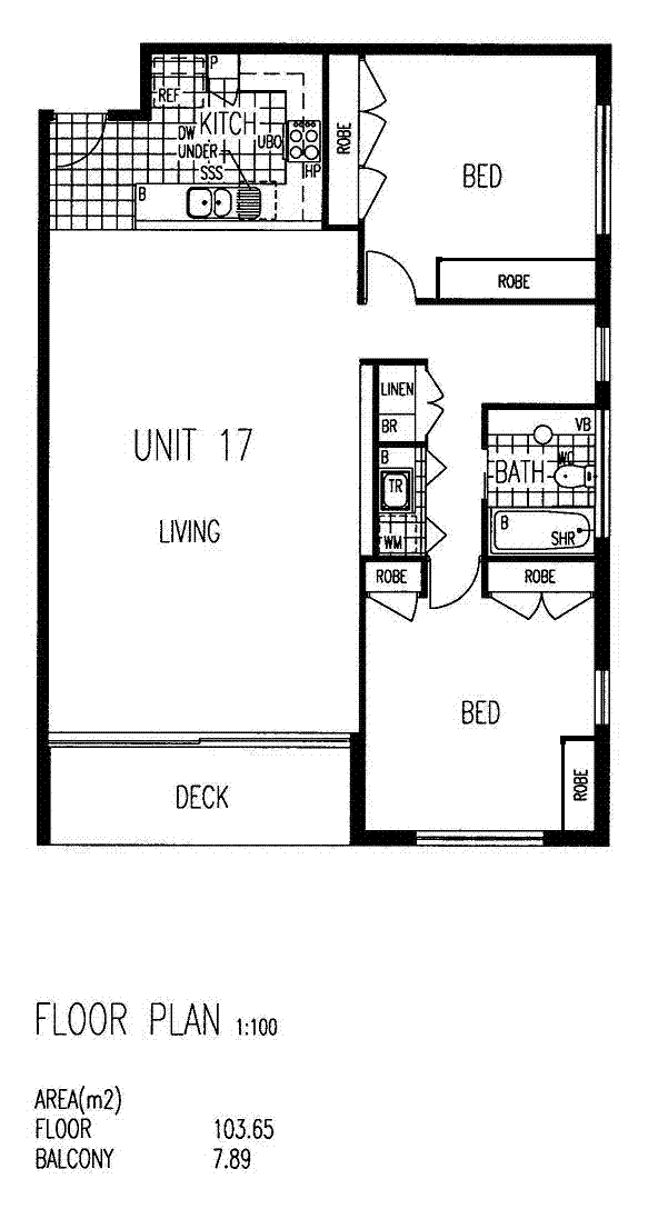 Floorplan of Homely apartment listing, 17/57 Homer Street, Moonee Ponds VIC 3039