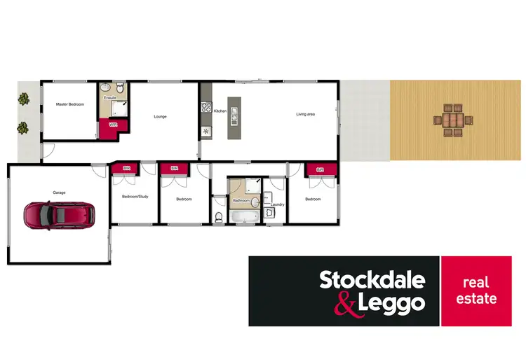 Floorplan of Homely house listing, 10 Tyrone Close, Traralgon VIC 3844