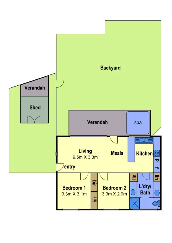 Floorplan of Homely unit listing, 5B/14 Souter Street, Eltham VIC 3095