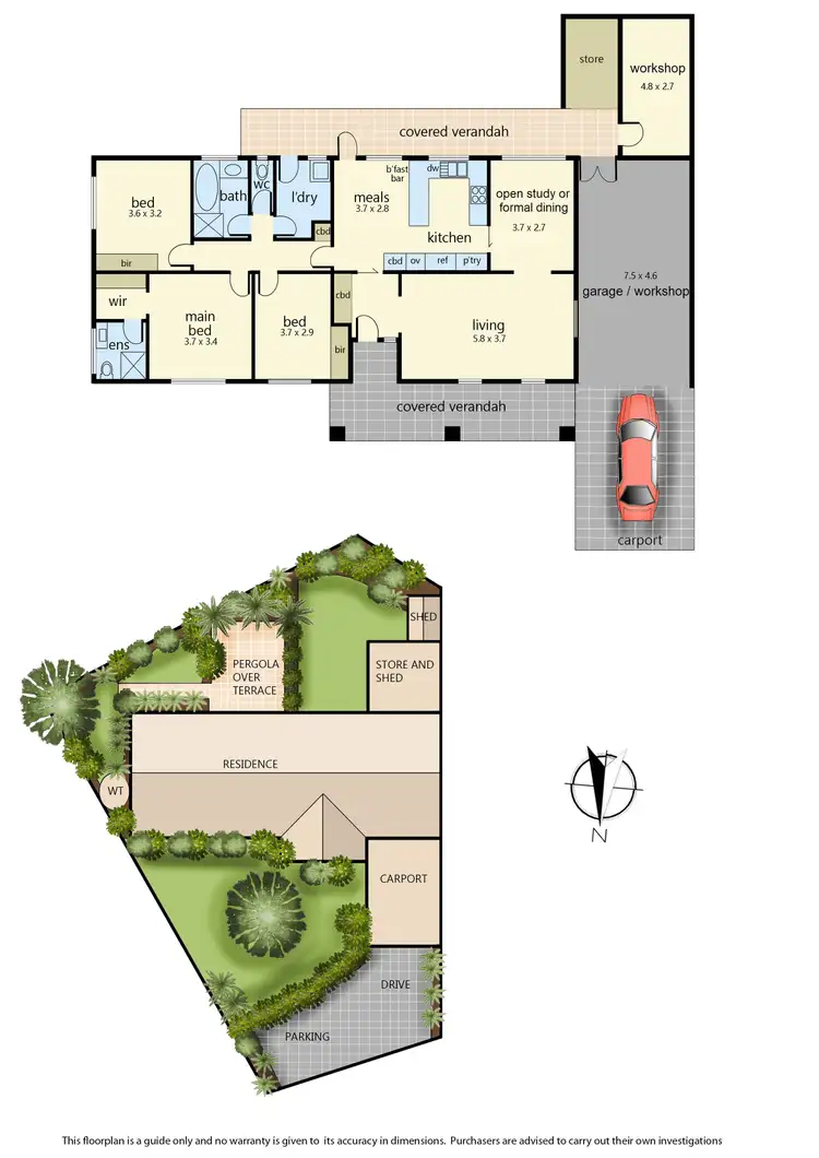 Floorplan of Homely house listing, 6 Savannah Court, Frankston VIC 3199
