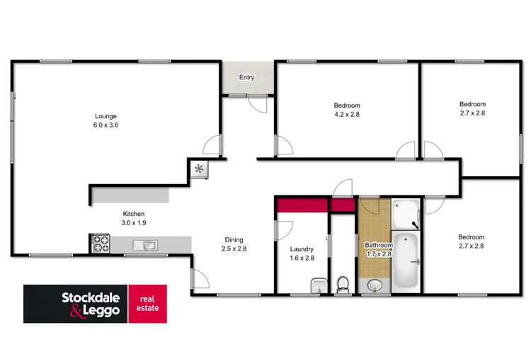 Floorplan of Homely house listing, 27 Beattie Crescent, Morwell VIC 3840