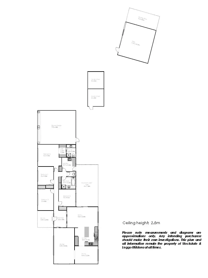 Floorplan of Homely house listing, 806 Coorong Avenue, Red Cliffs VIC 3496