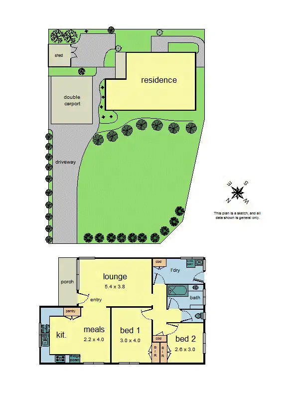 Floorplan of Homely unit listing, 1/290 Maroondah Highway, Croydon VIC 3136