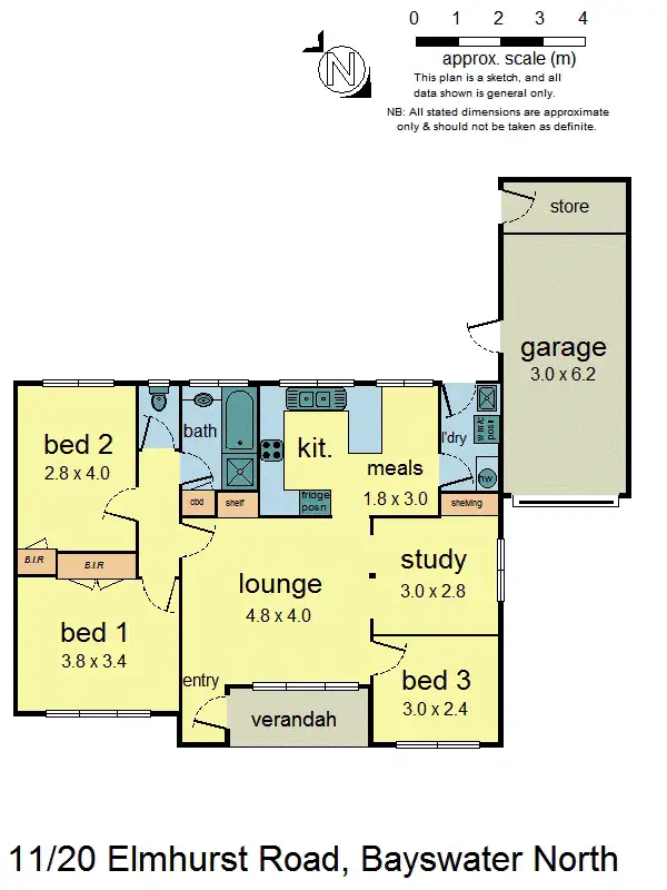 Floorplan of Homely house listing, 11/20-22 Elmhurst Road, Bayswater North VIC 3153