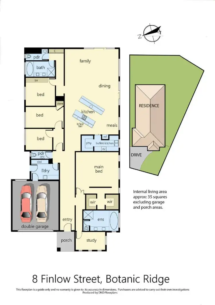 Floorplan of Homely house listing, 8 Finlow Street, Botanic Ridge VIC 3977