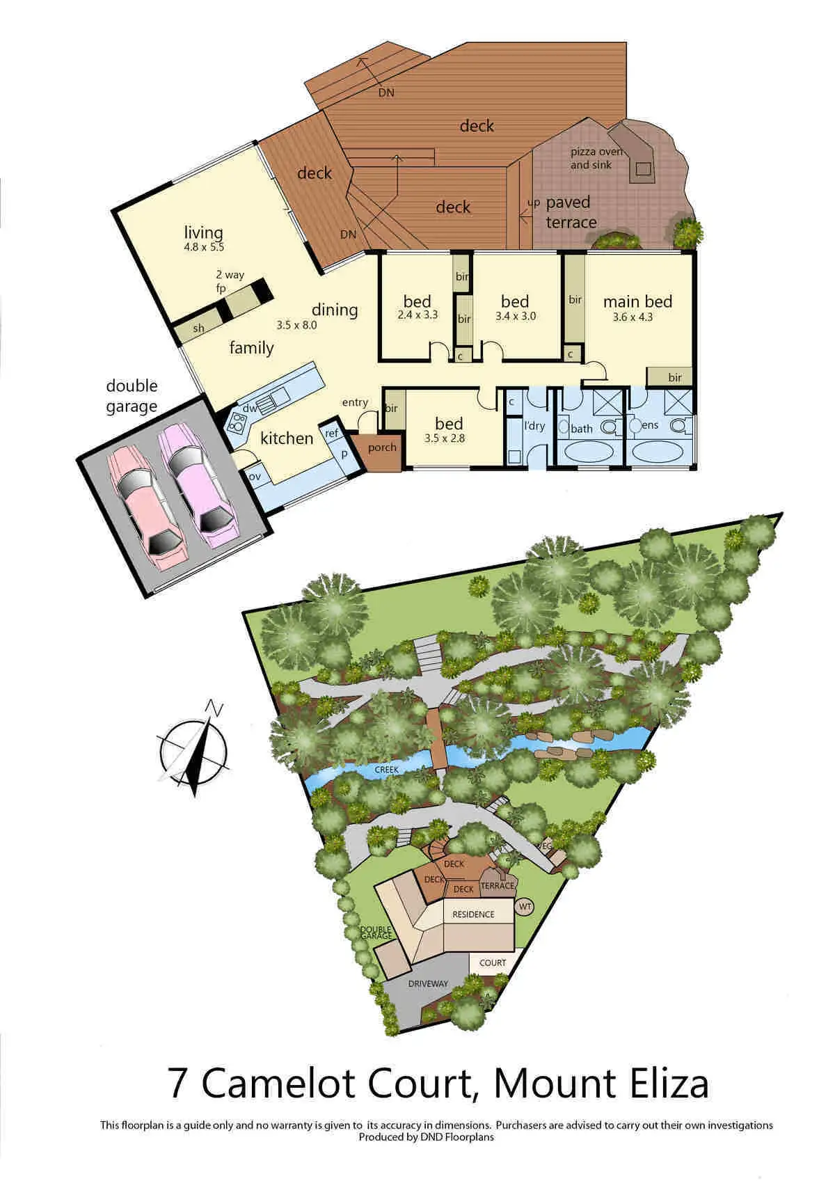 Floorplan of Homely house listing, 7 Camelot Court, Mount Eliza VIC 3930