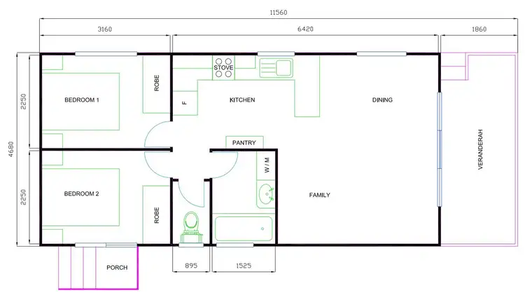 Floorplan of Homely house listing, Address available on request
