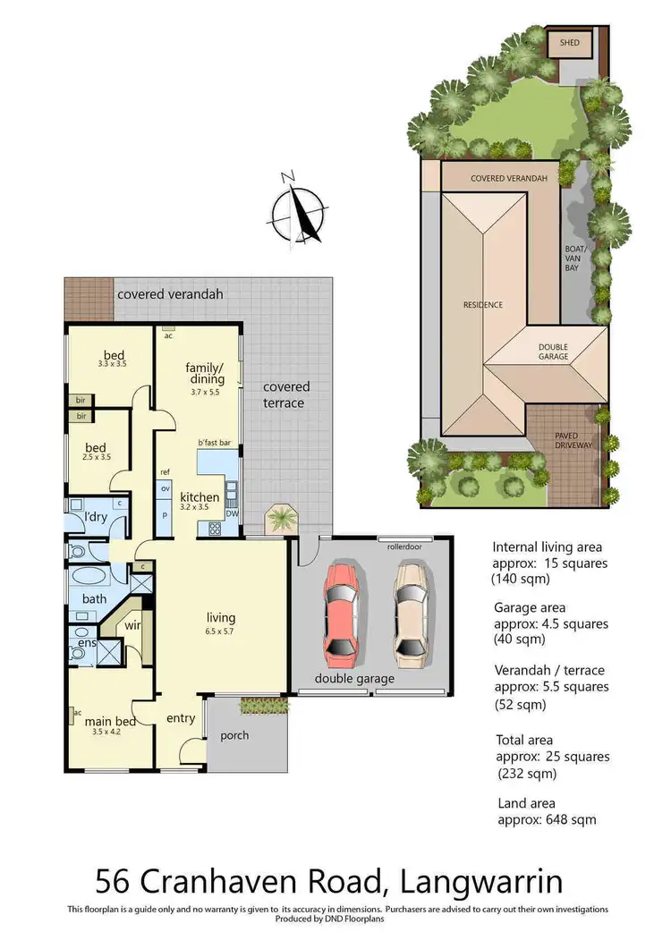 Floorplan of Homely house listing, 56 Cranhaven road, Langwarrin VIC 3910