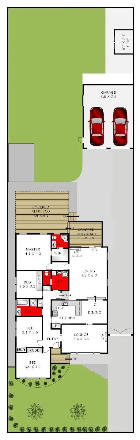 Floorplan of Homely house listing, 156 Francis Street, Belmont VIC 3216
